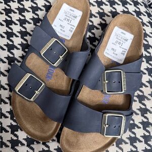 Birkenstock Navy Blue Sandals Sz.7   $135 original $84
